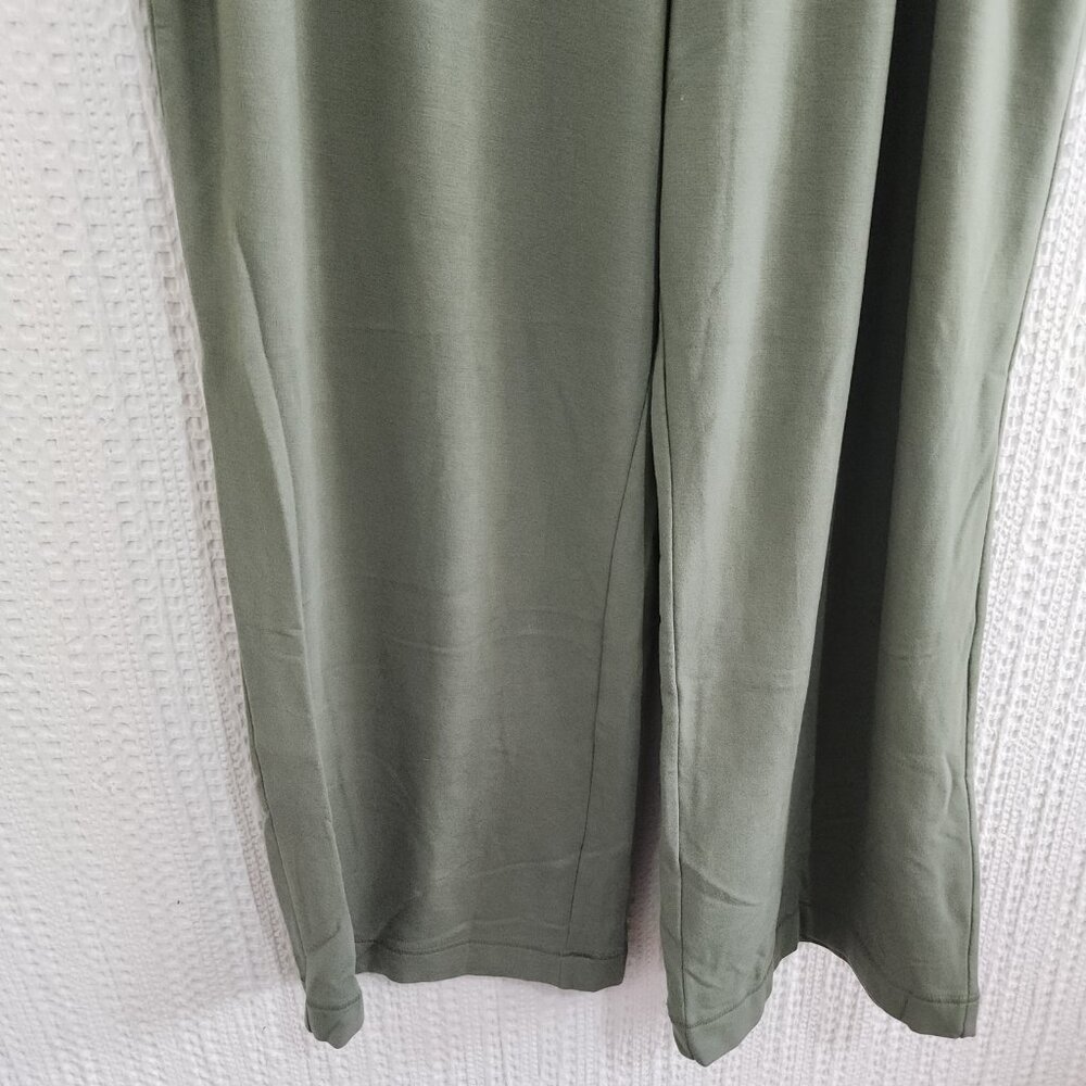 Old Navy High Waisted Fleece-Lined Sweatpants Women’s XXL Olive Green - Picture 8 of 11
